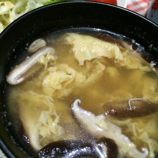 椎茸☆卵スープ